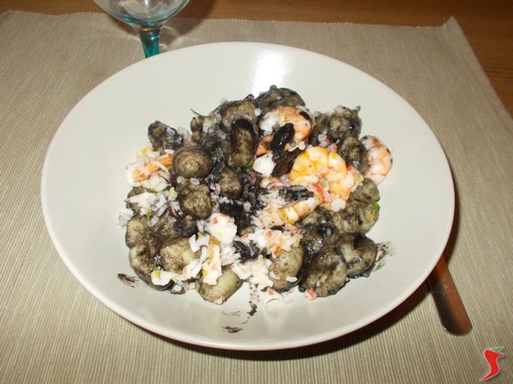 Gli gnocchi al nero di seppia