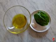 olio basilico e aglio