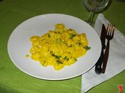 Gli gnocchi allo zafferano