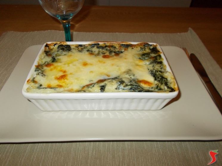 Le lasagne con gli spinaci