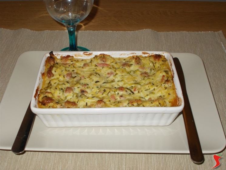 Le lasagne con le zucchine