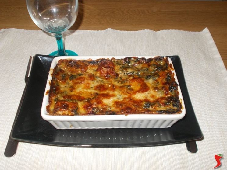 Lasagna con funghi