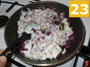 Besciamella e radicchio