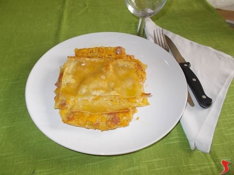 La lasagna alla zucca