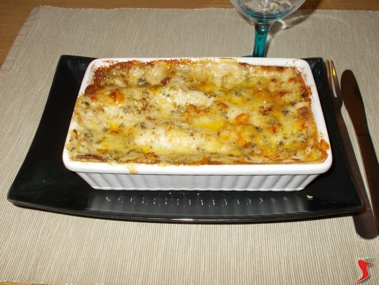 Le lasagne gorgonzola e noci