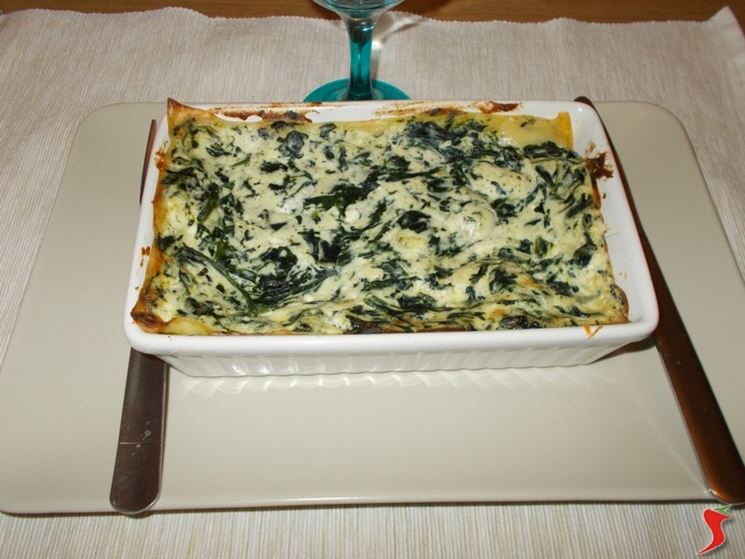 Lasagne ricotta e spinaci