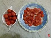 tagliare i pomodori