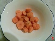 carote per la minestra in brodo