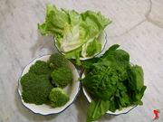 spinaci, scarola e broccoli