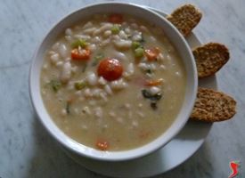 minestrone di fagioli