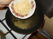 La preparazione della crema di formaggi