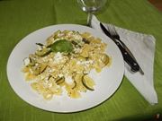 La pasta con ricotta e zucchine