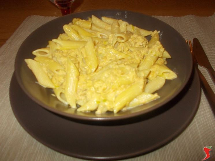 Penne allo zafferano