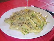 penne panna e funghi