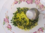 olio prezzemolo e buccia di limone