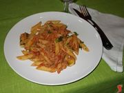 Le penne al tonno e pomodoro