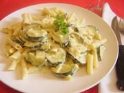 penne panna e zucchine