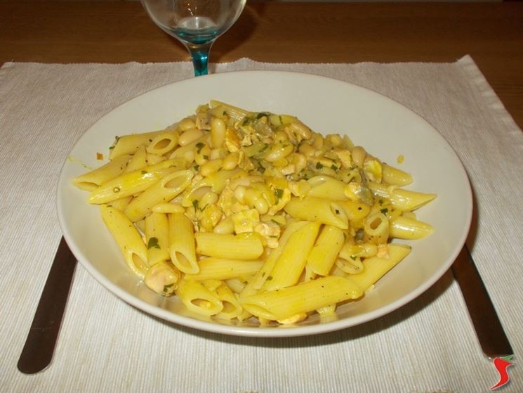 penne salmone