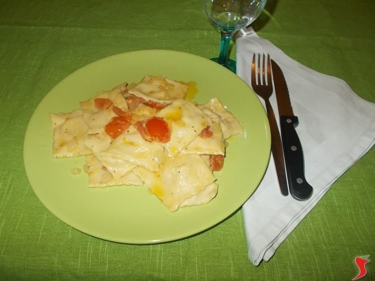 I ravioli con la ricotta