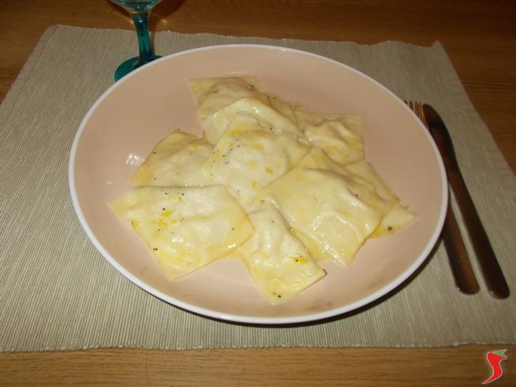 Ravioli salmone