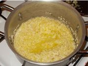 La cottura del risotto