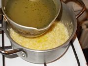 La cottura del risotto