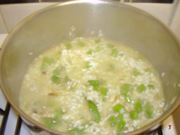 risotto in cottura