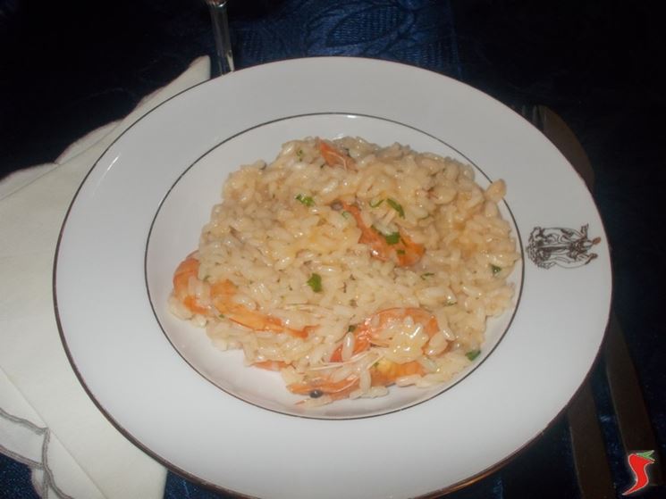 Il risotto ai gamberi