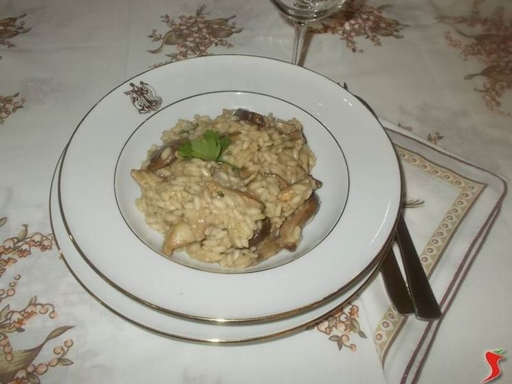 Il risotto con i porcini