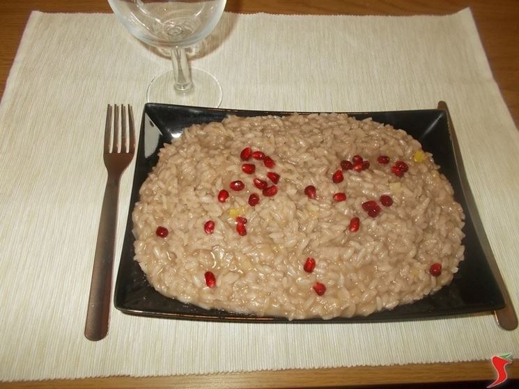 Il risotto al melograno