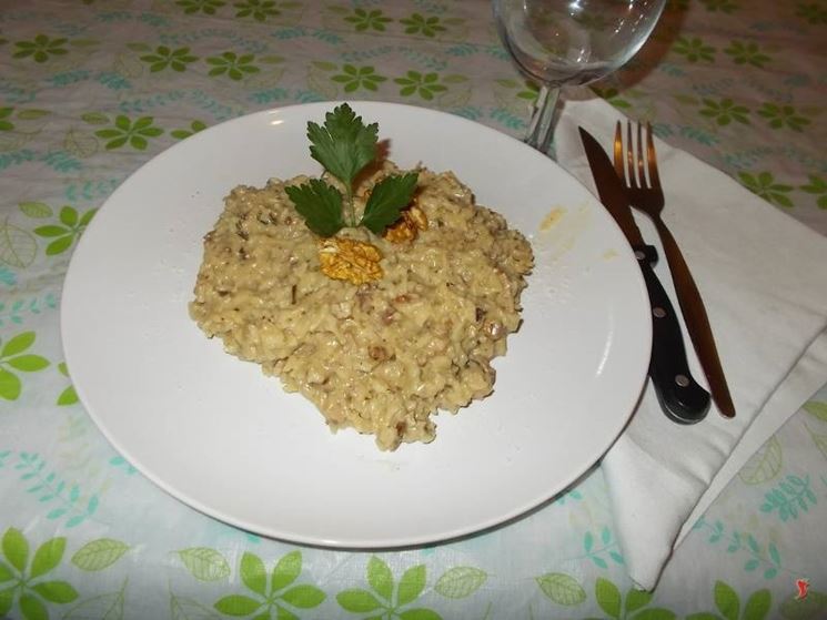 Il risotto alla noci