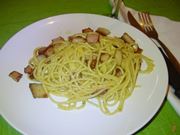 Gli spaghetti alla carbonara