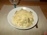 Gli spaghetti ai carciofi