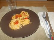 Spaghetti con lo speck