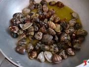 vongole in cottura