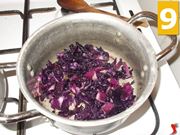 La cottura del radicchio
