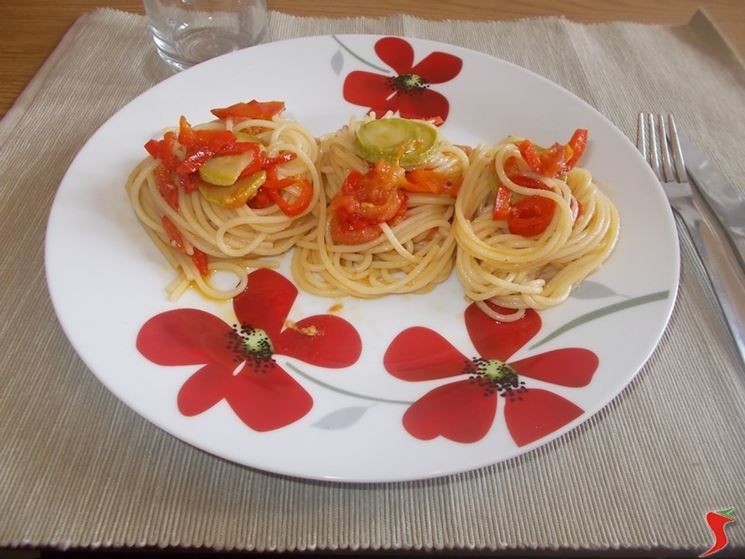Spaghetti verdure