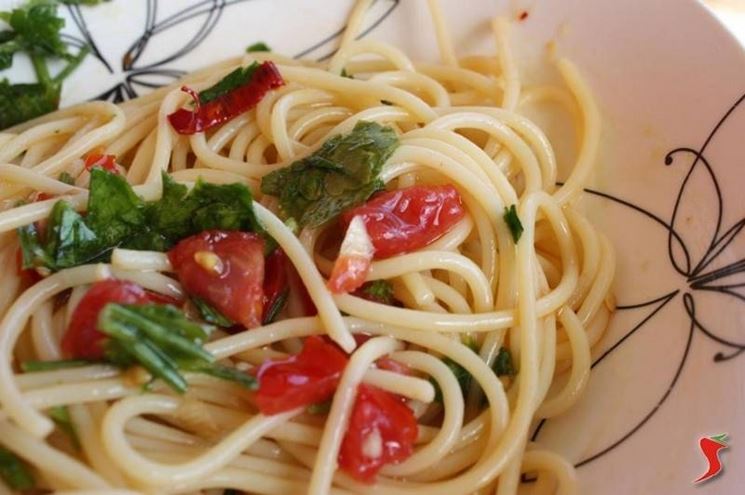 spaghetti con pomodorini