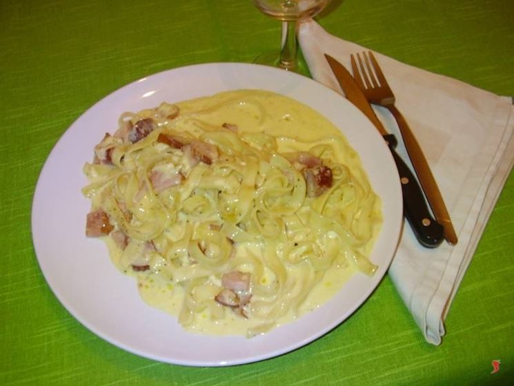 Le tagliatelle alla papalina