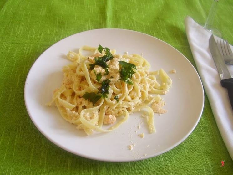 tagliatelle salmone