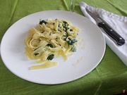 Le tagliatelle con gli spinaci