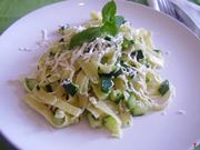 tagliatelle e zucchine