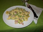 I tortellini panna e piselli