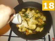 La cottura della zuppa