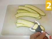 Lavorate le zucchine