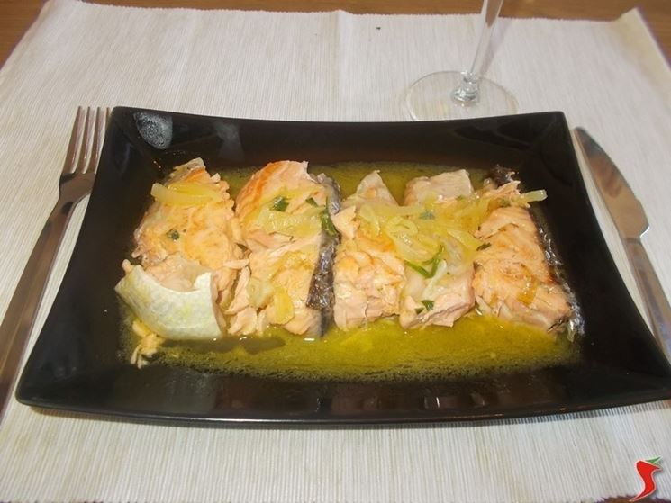 Il salmone all'arancia