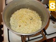 La cottura del risotto