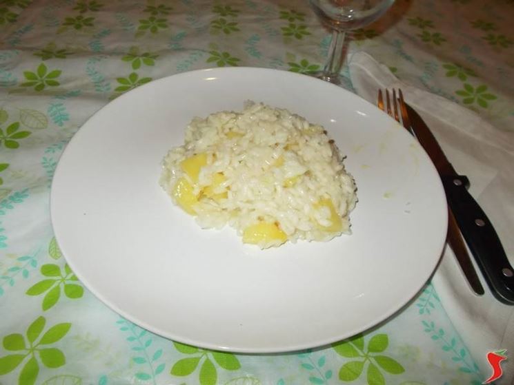 Il risotto veloce all'ananas