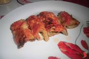 Involtini di melanzane con mozzarella