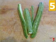 taglio delle zucchine